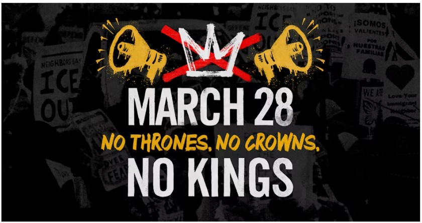No Kings Event March 28, 2026
